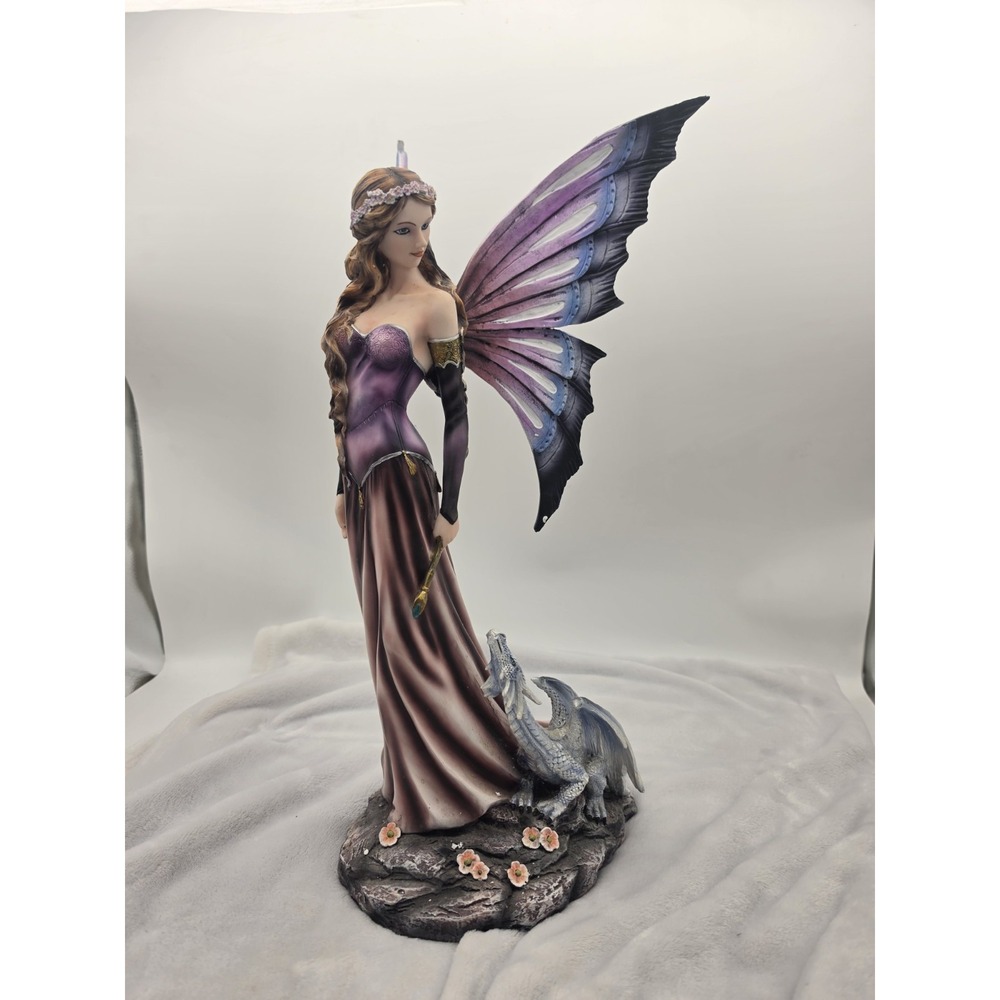 Fay the Fairy Dragon Handler Holding Wand Walking w/Whelp 20 Inch